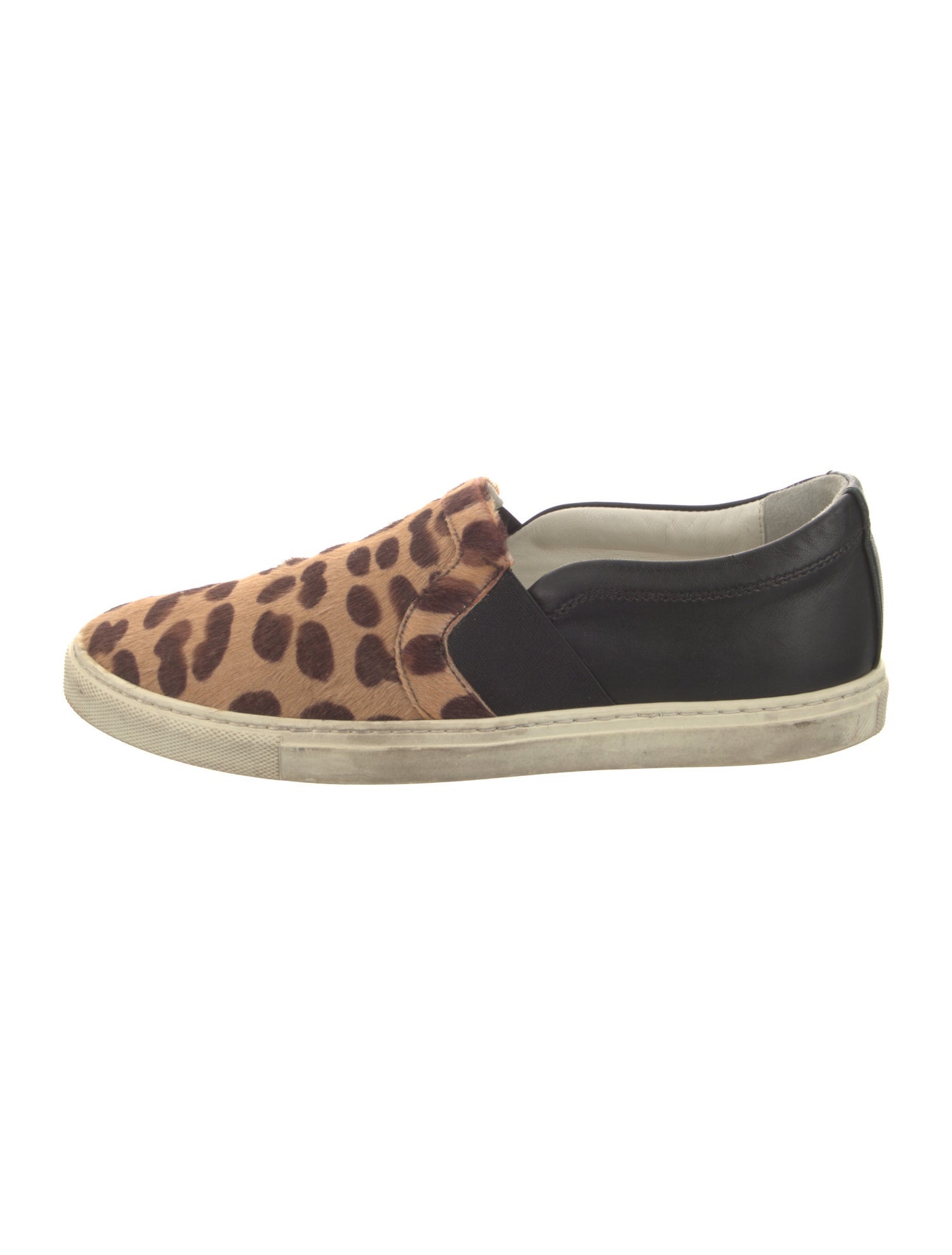Lanvin Canvas Animal Print Sneakers