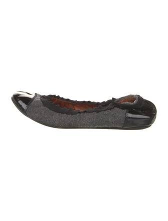 Lanvin Patent Leather Ballet Flats
