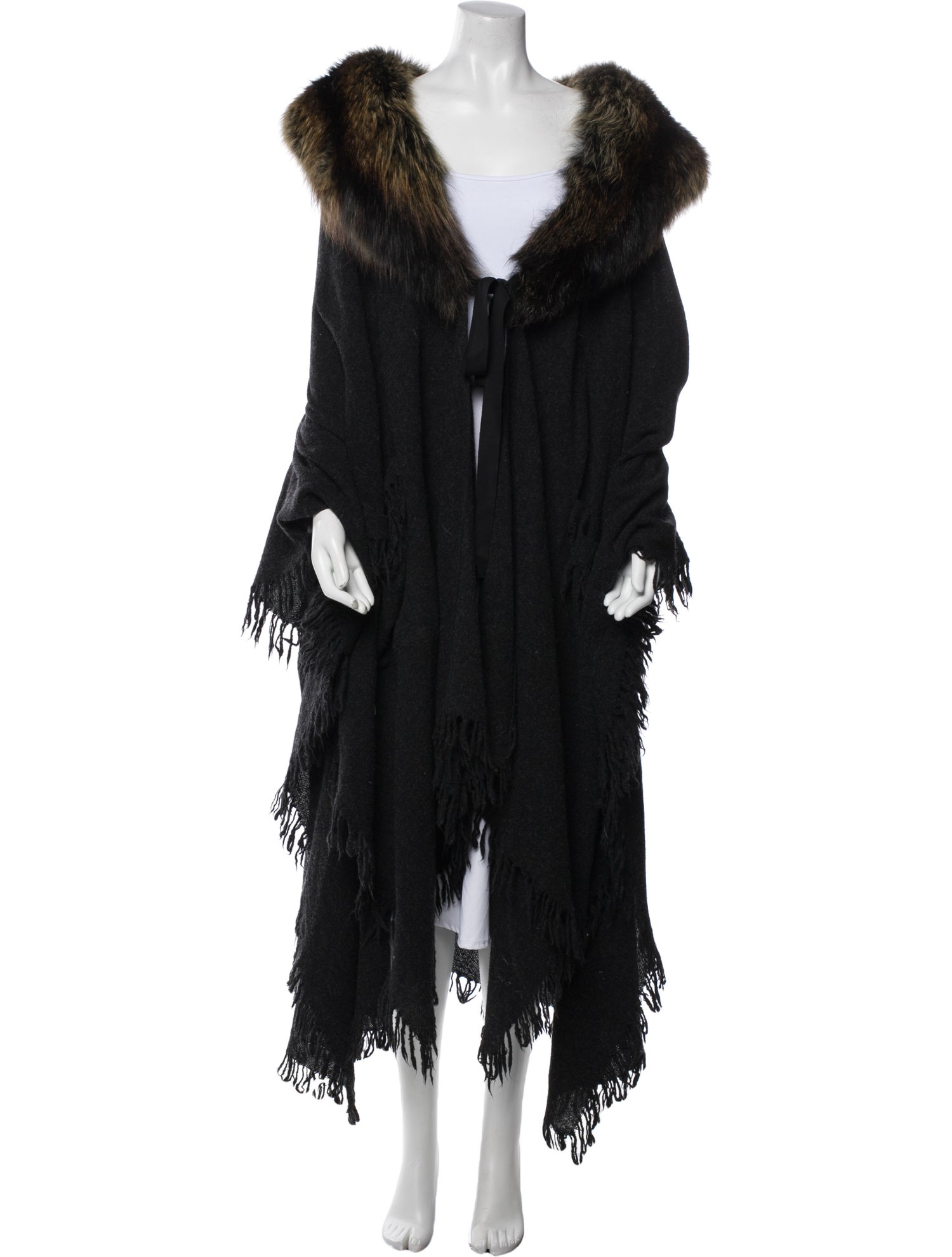 Lanvin Wool Fur Coat