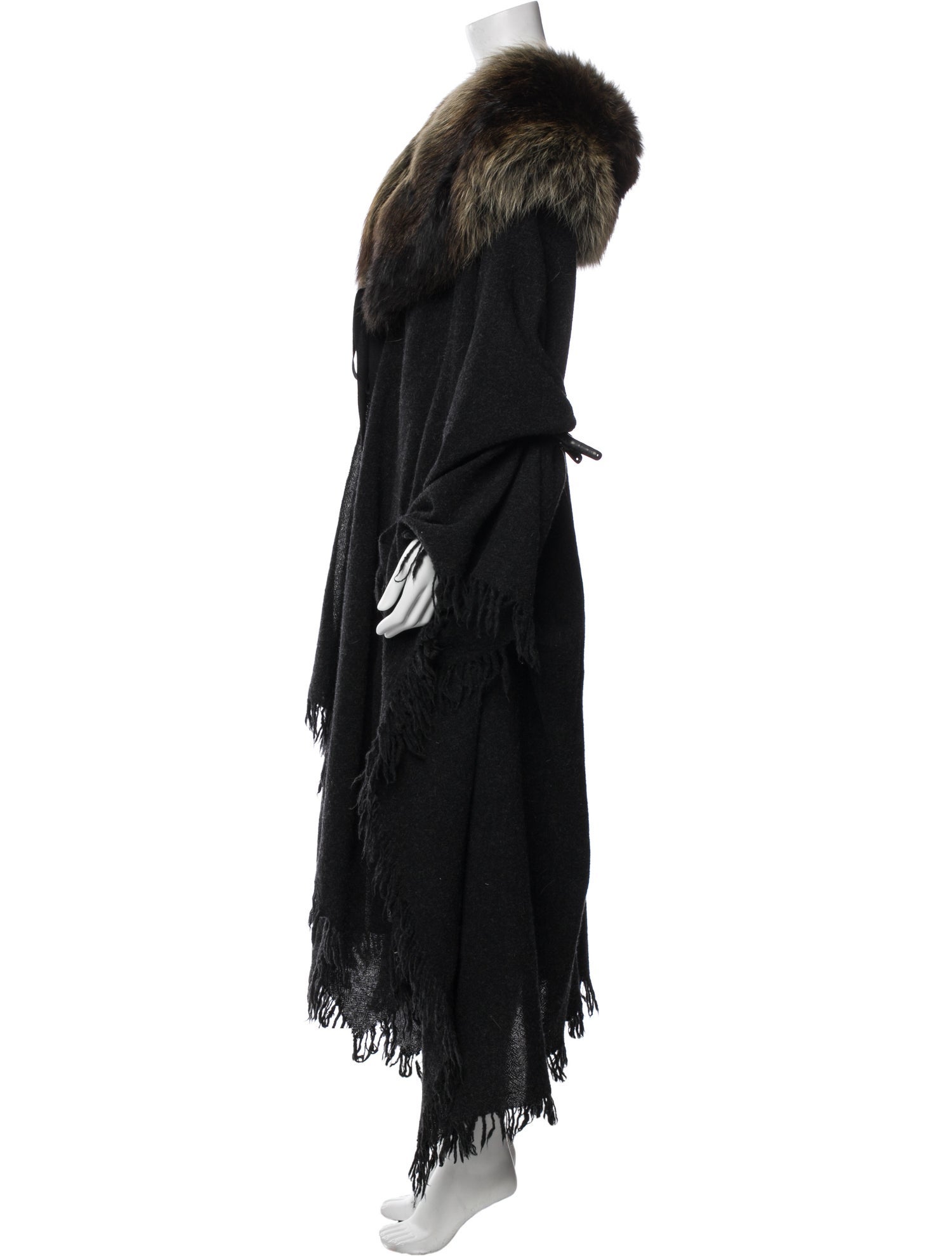 Lanvin Wool Fur Coat