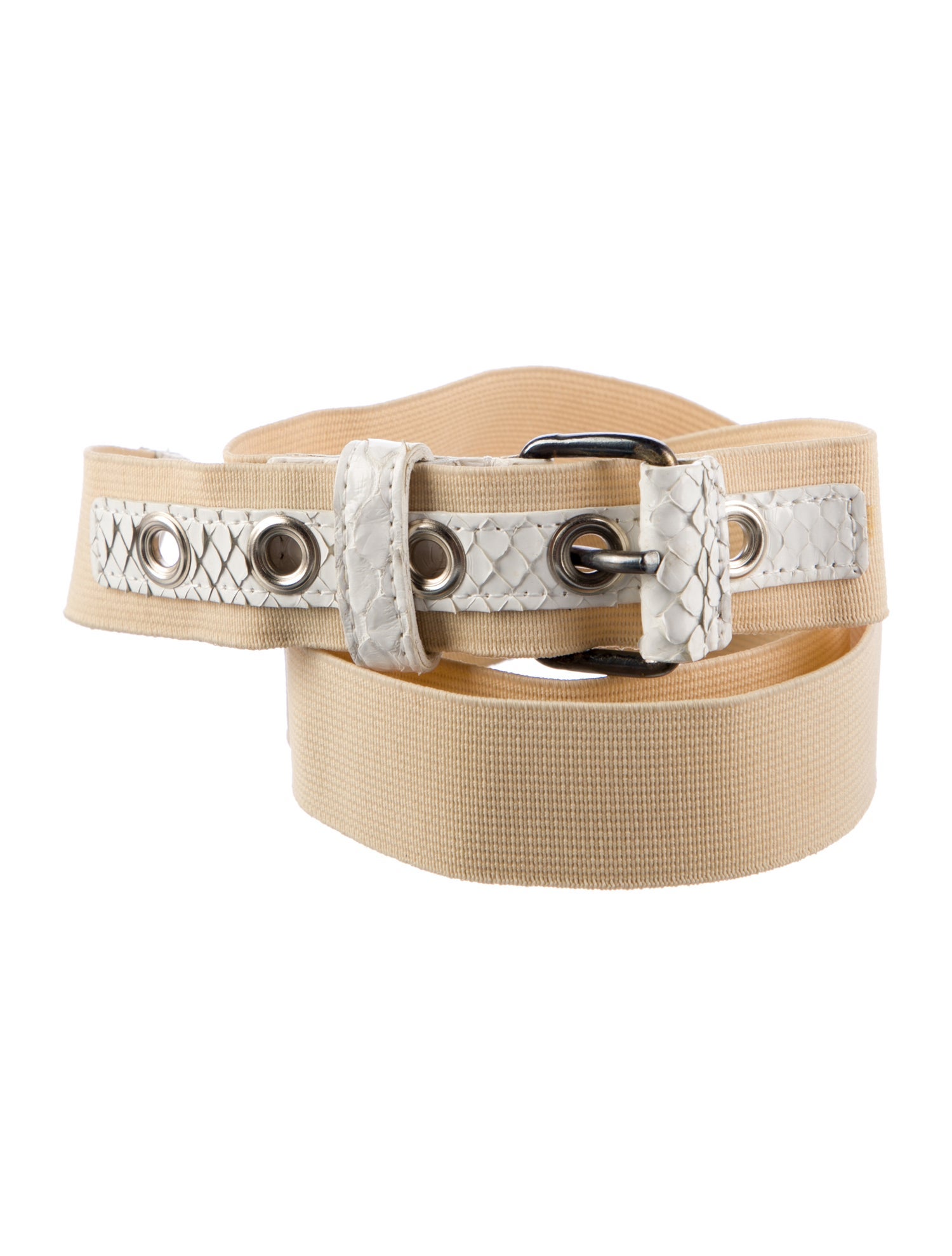 Lanvin Skinny Canvas Belt