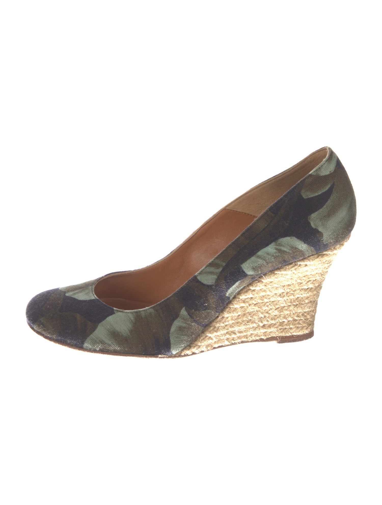 Lanvin Canvas Printed Pumps