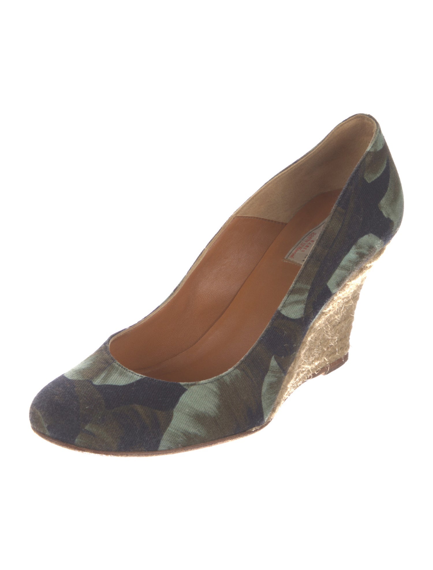 Lanvin Canvas Printed Pumps