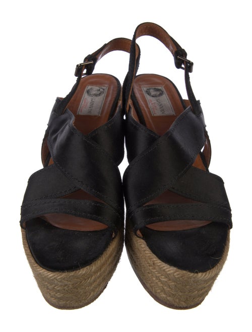 Lanvin Satin Espadrilles