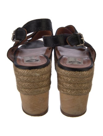 Lanvin Satin Espadrilles