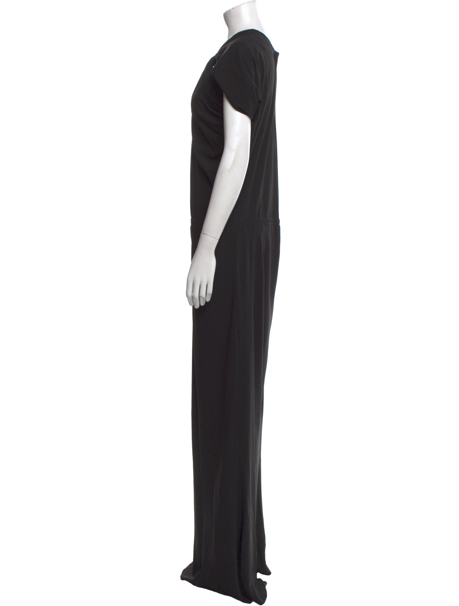 Lanvin V-Neck Long Dress