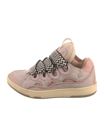 Lanvin Mesh Printed Sneakers