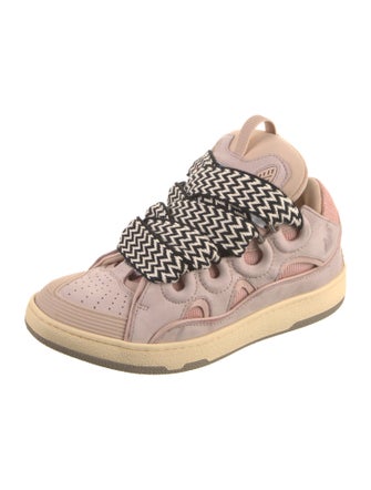 Lanvin Mesh Printed Sneakers