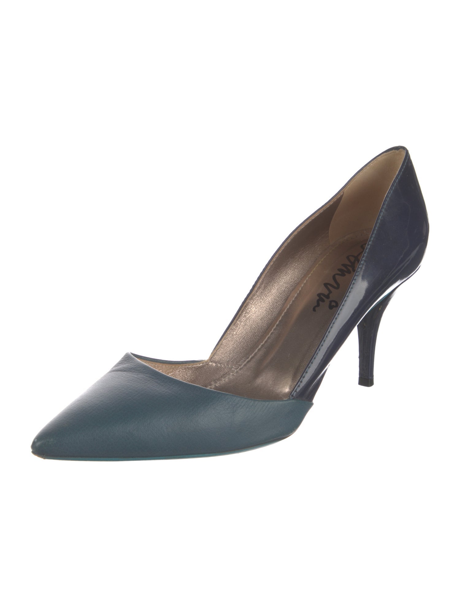 Lanvin Patent Leather D'Orsay Pumps