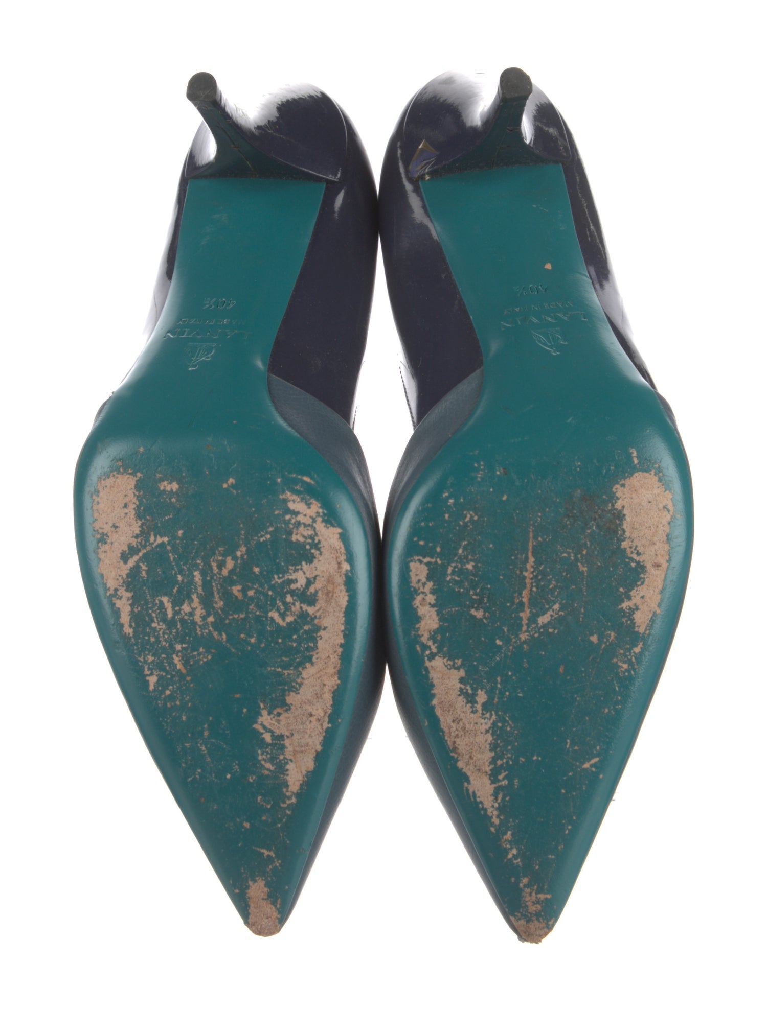 Lanvin Patent Leather D'Orsay Pumps