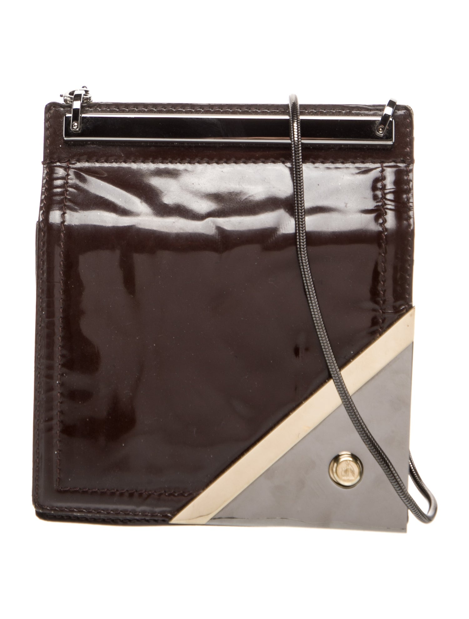 Lanvin Patent Leather Clutch