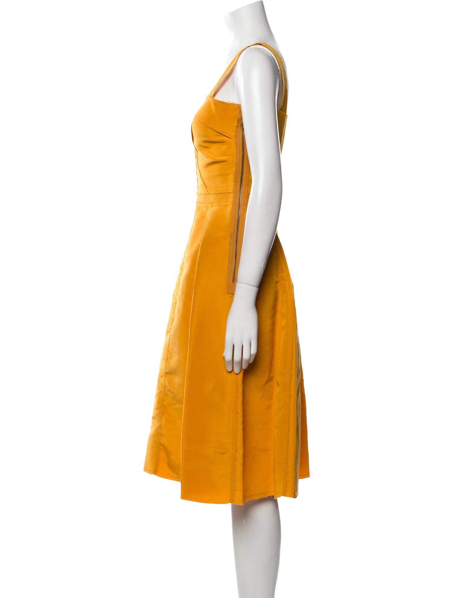Lanvin Square Neckline Knee-Length Dress