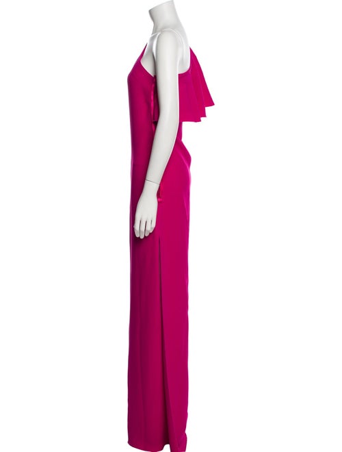 Lanvin One-Shoulder Long Dress
