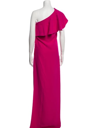 Lanvin One-Shoulder Long Dress
