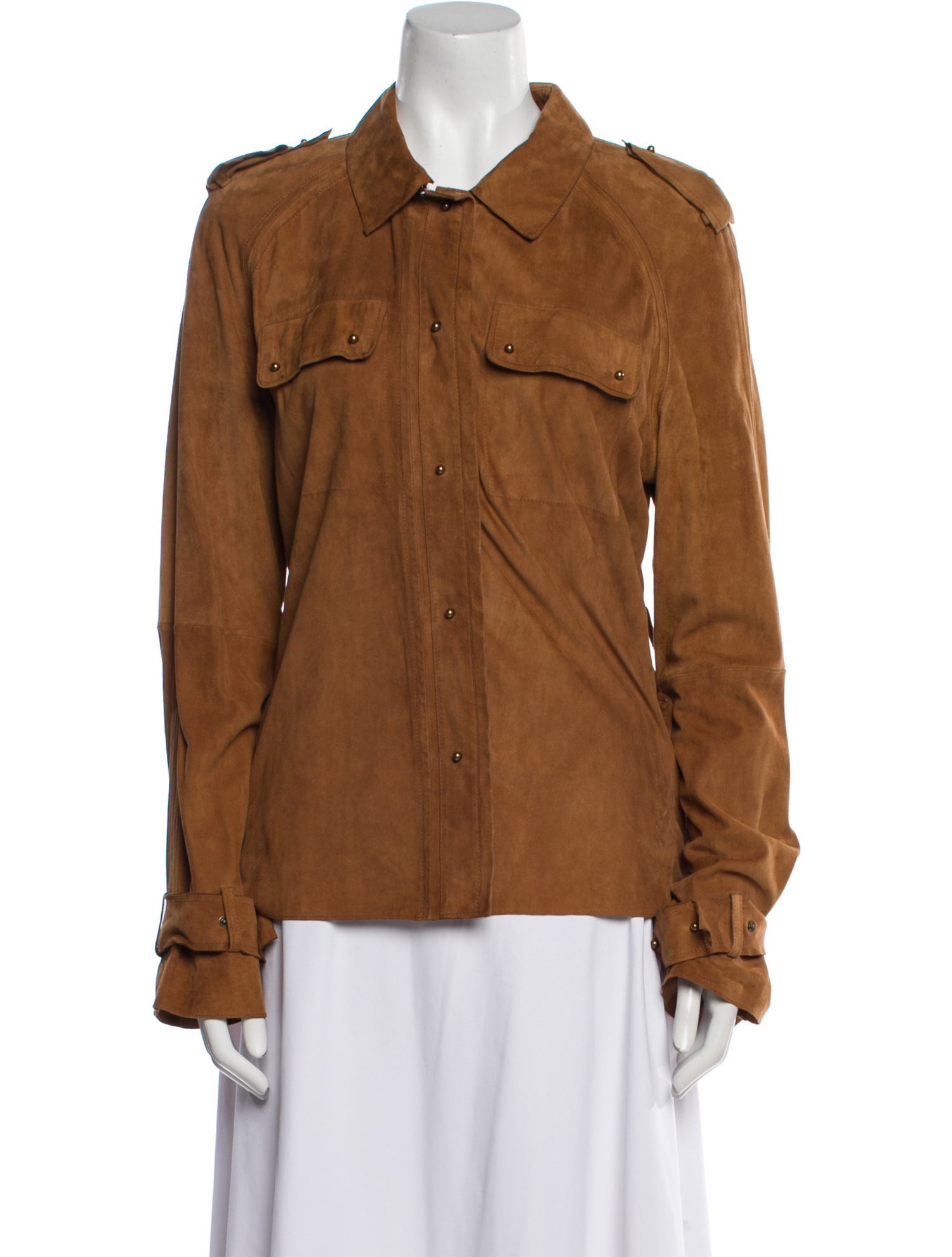 Lanvin Suede Utility Jacket