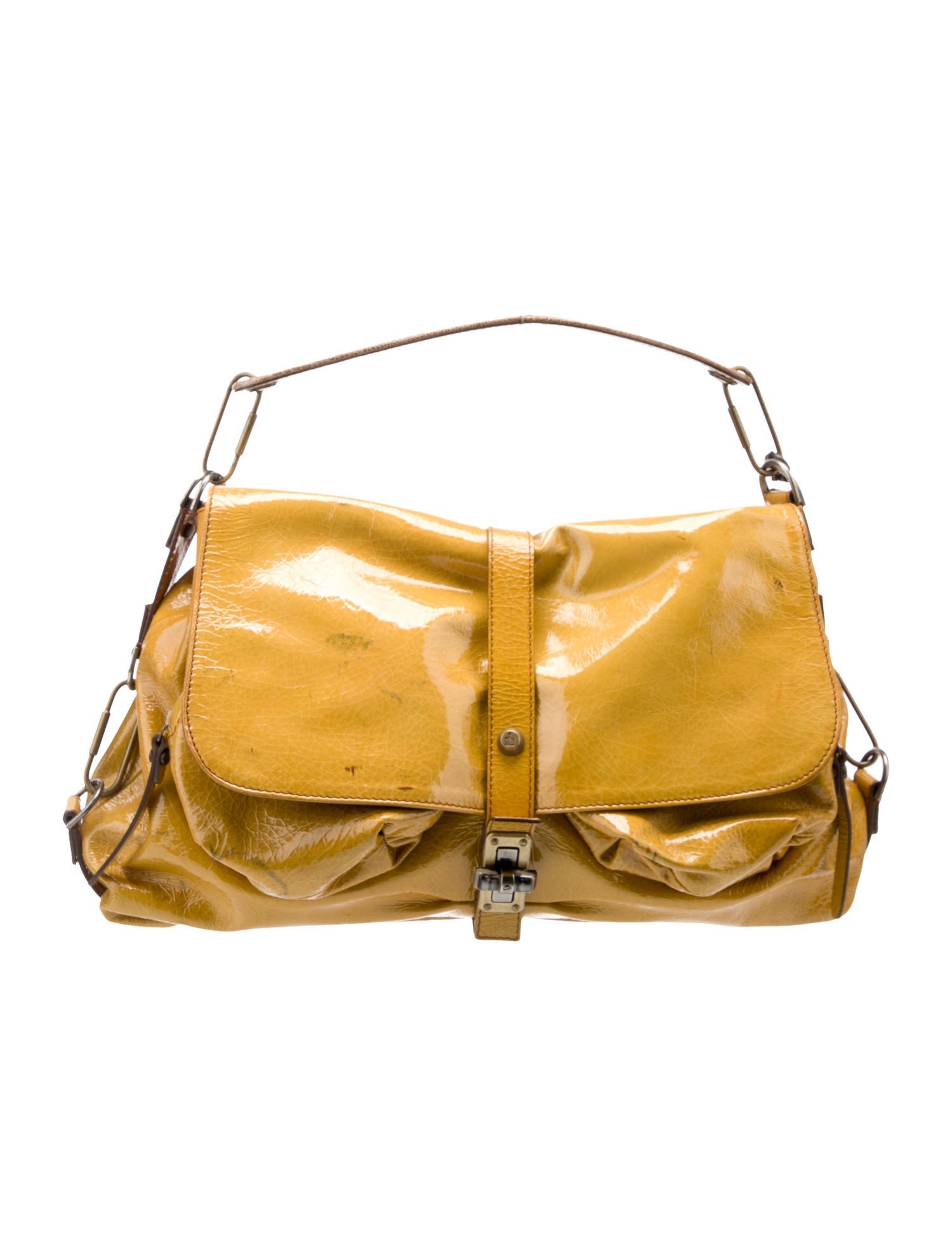 Lanvin Patent Leather Top Handle Bag