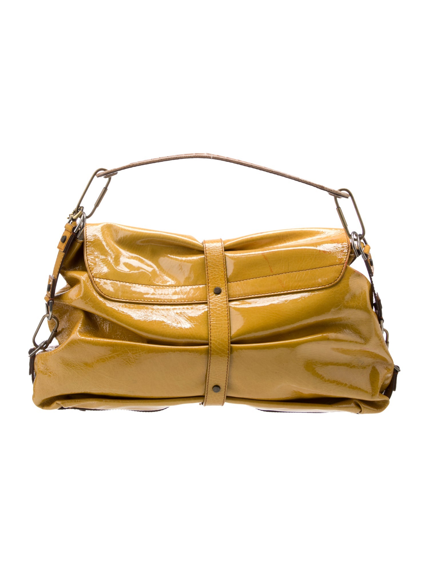 Lanvin Patent Leather Top Handle Bag