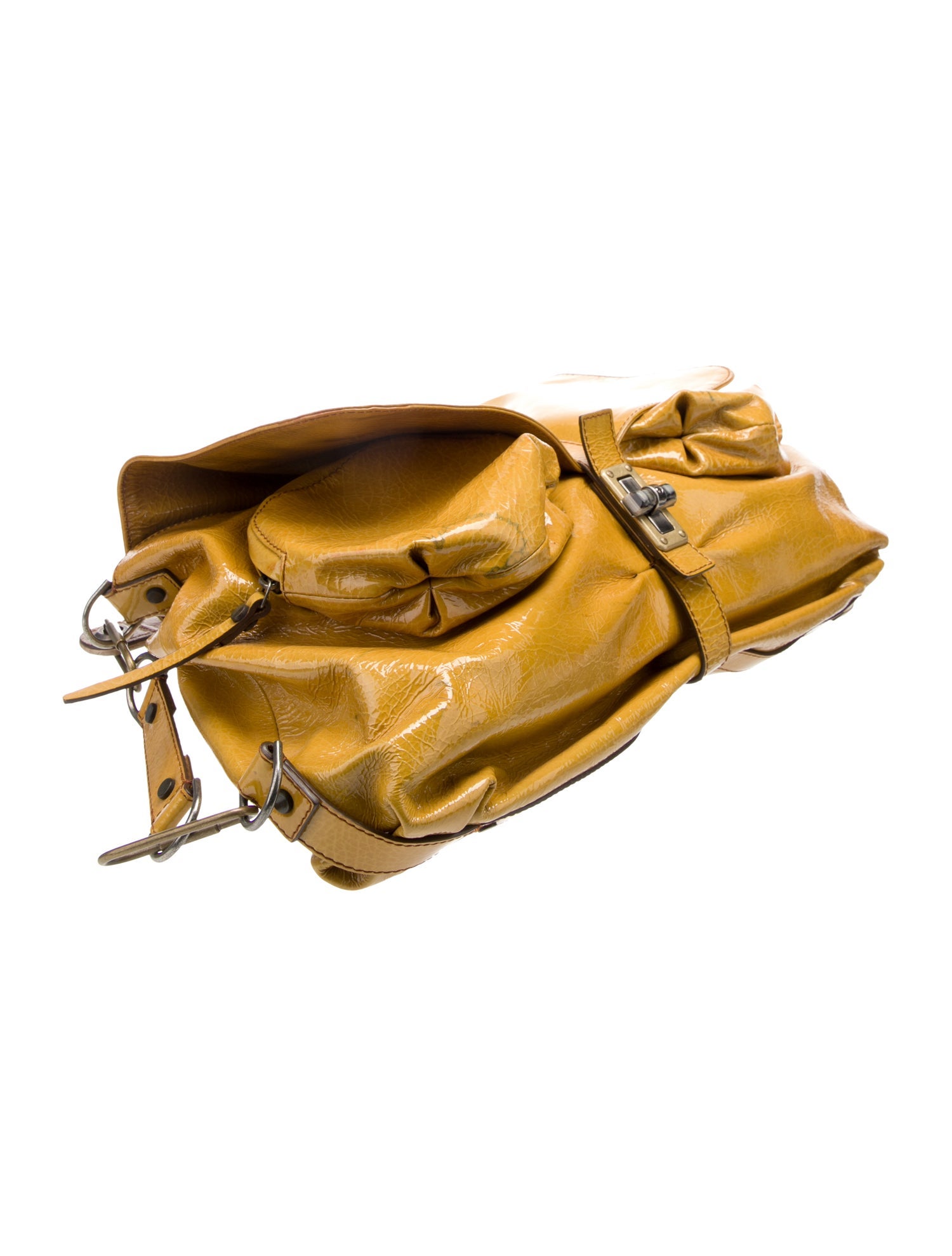 Lanvin Patent Leather Top Handle Bag