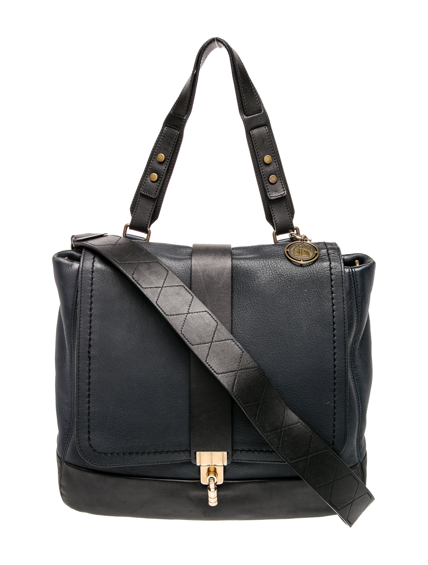 Lanvin Leather Messenger Bag