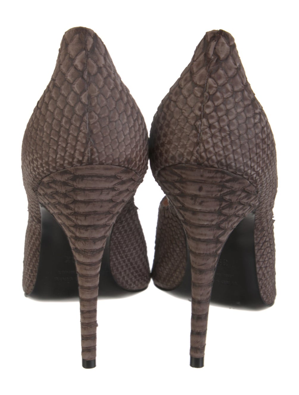 Lanvin Python D'Orsay Pumps - Grey Pumps, Shoes - LAN235645 | The RealReal