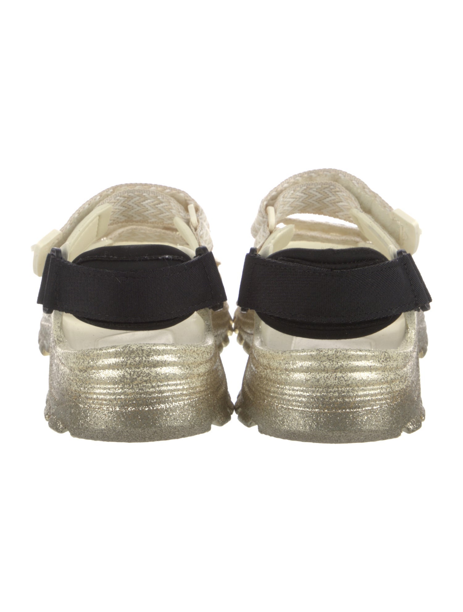 Suicoke x Lanvin Rubber Striped Slingback Sandals