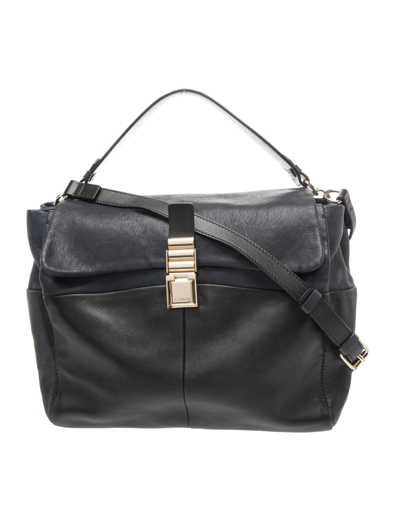 Lanvin Leather Top Handle Bag