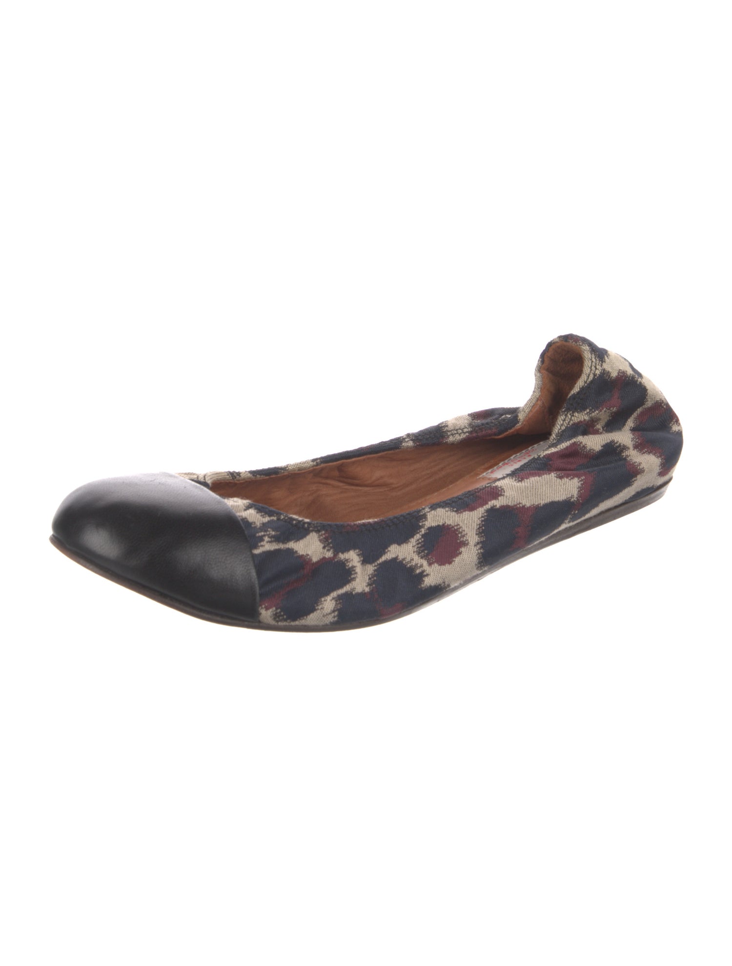 Lanvin Animal Print Ballet Flats