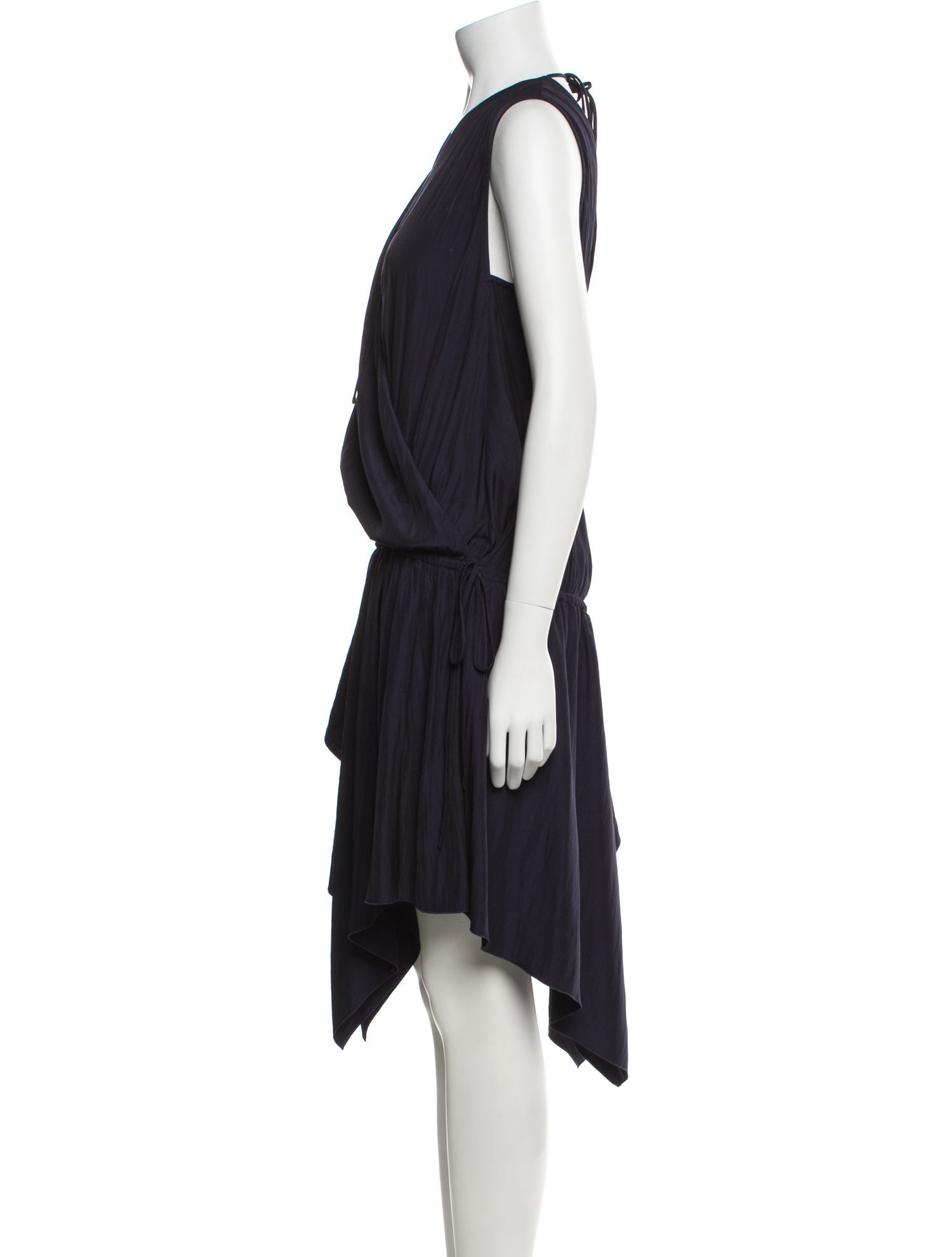 Lanvin V-Neck Midi Length Dress