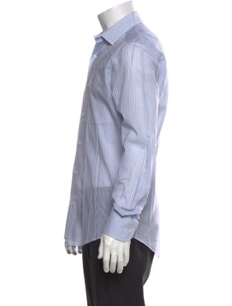 Lanvin Striped Long Sleeve Dress Shirt