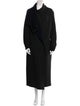 Lanvin Wool Faux Fur Coat
