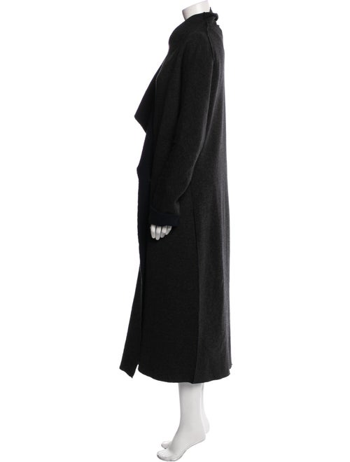 Lanvin Wool Faux Fur Coat