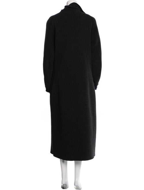 Lanvin Wool Faux Fur Coat