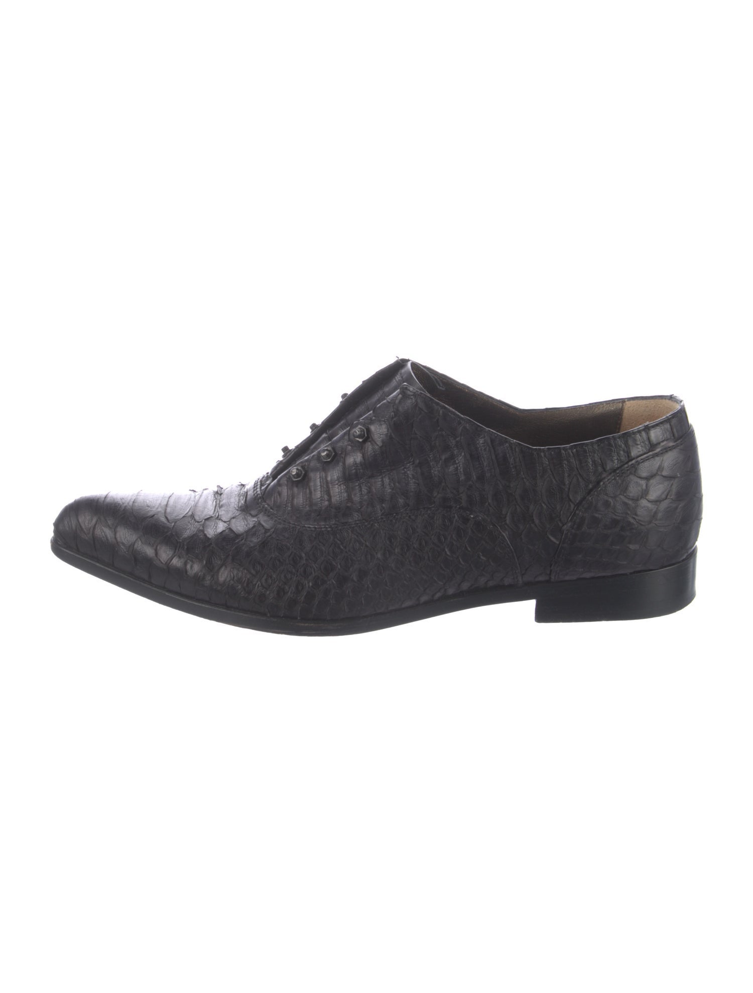 Lanvin Snakeskin Oxfords