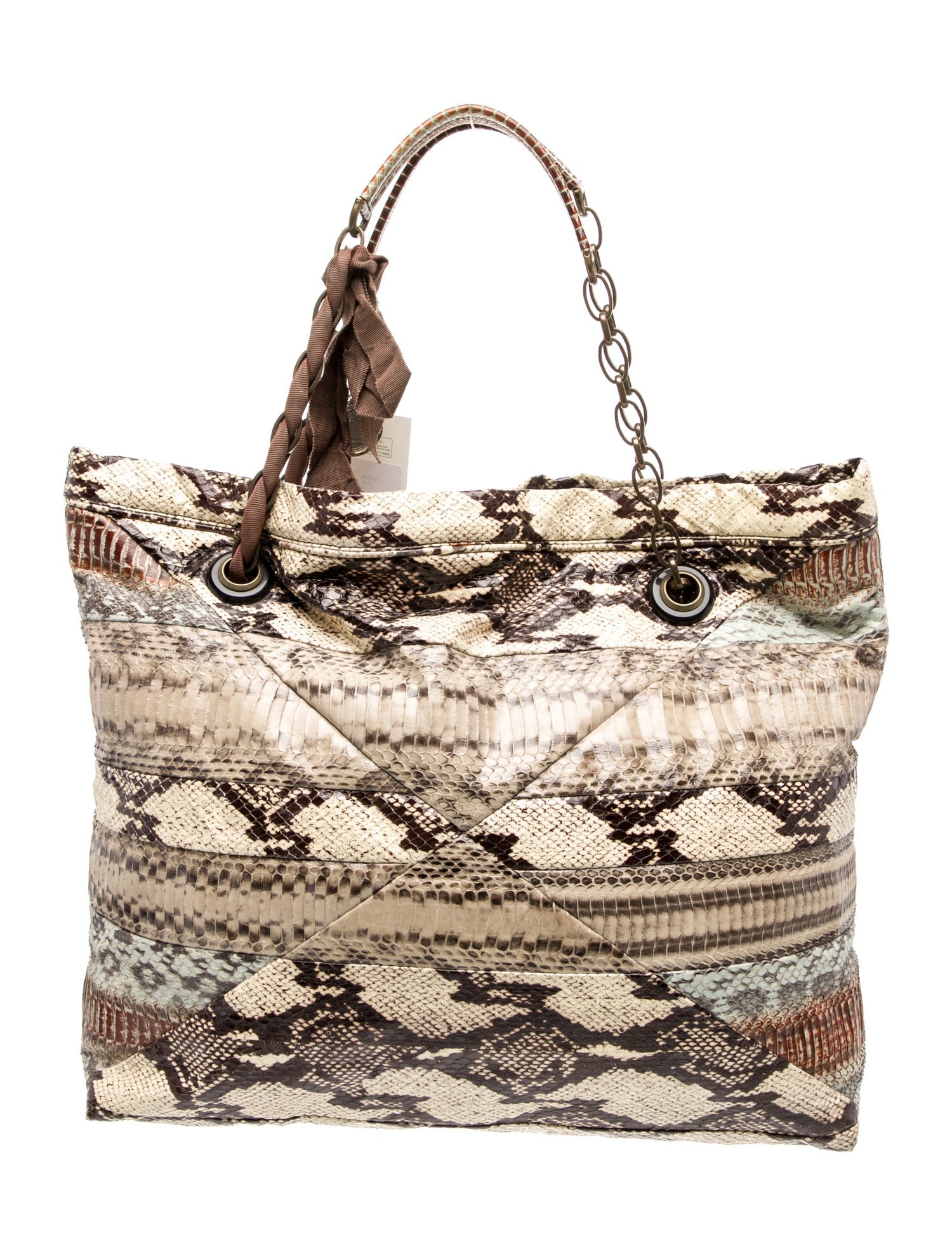 Lanvin Snakeskin Tote