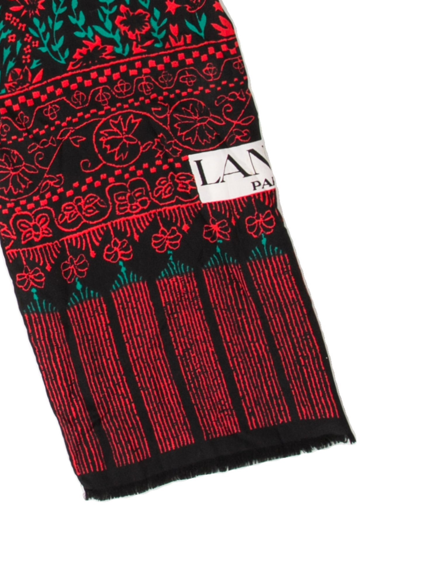 Lanvin Silk Printed Scarf