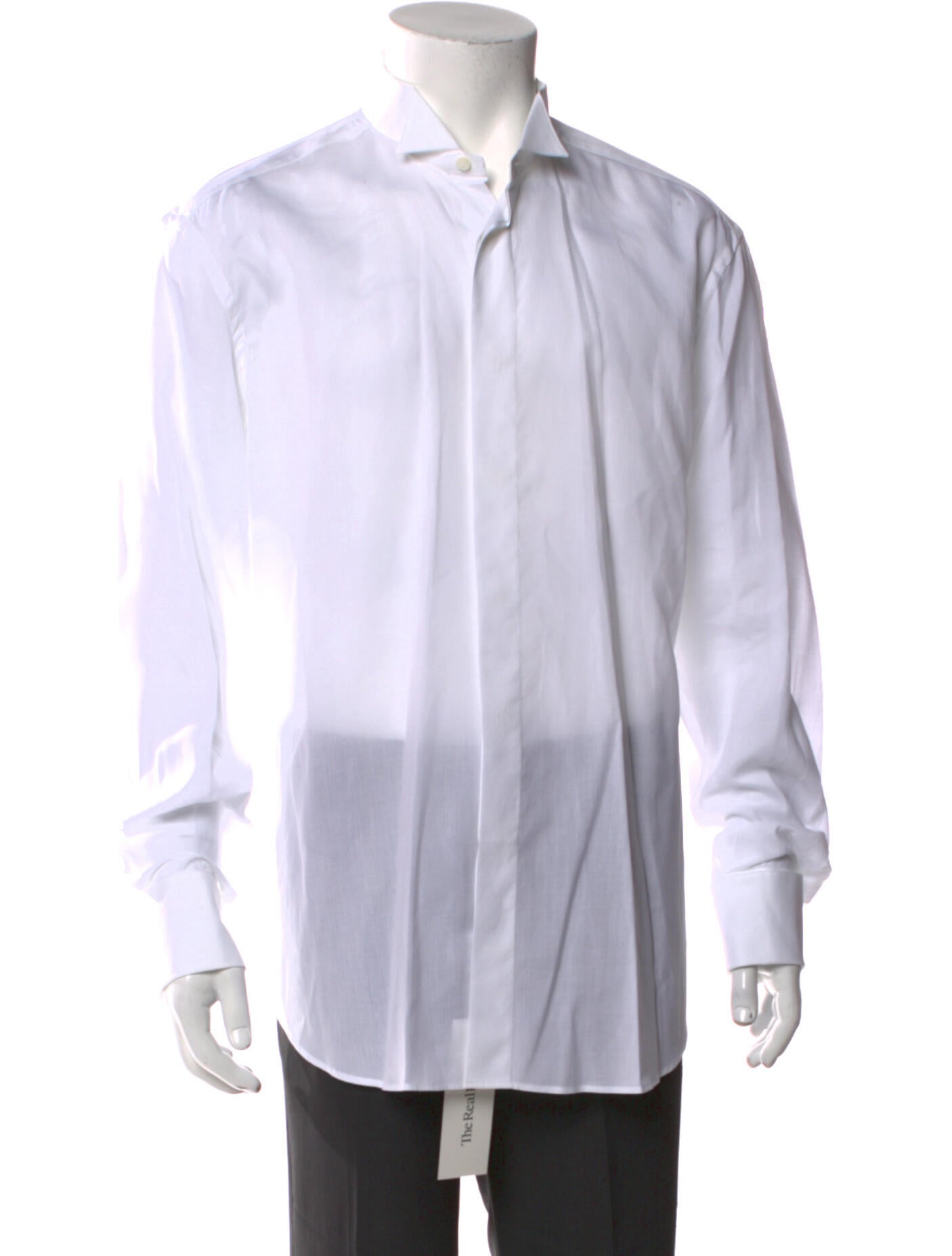Lanvin Striped Long Sleeve Dress Shirt