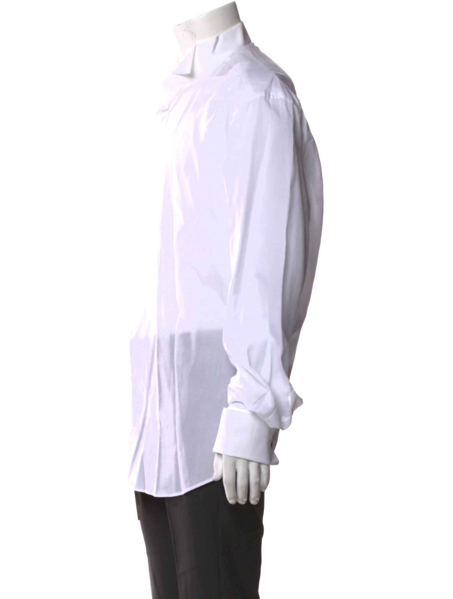 Lanvin Striped Long Sleeve Dress Shirt