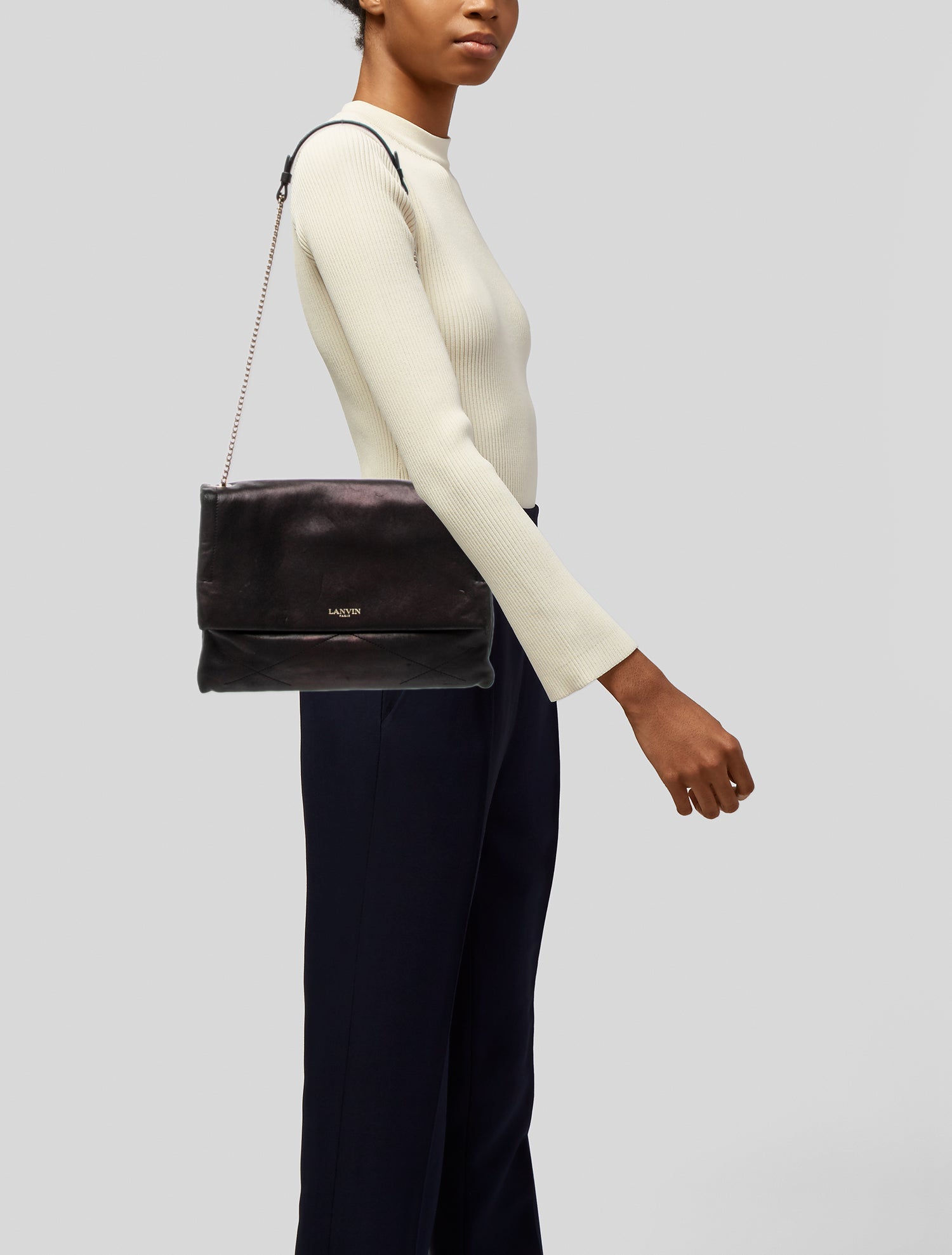 Lanvin Leather Shoulder Bag