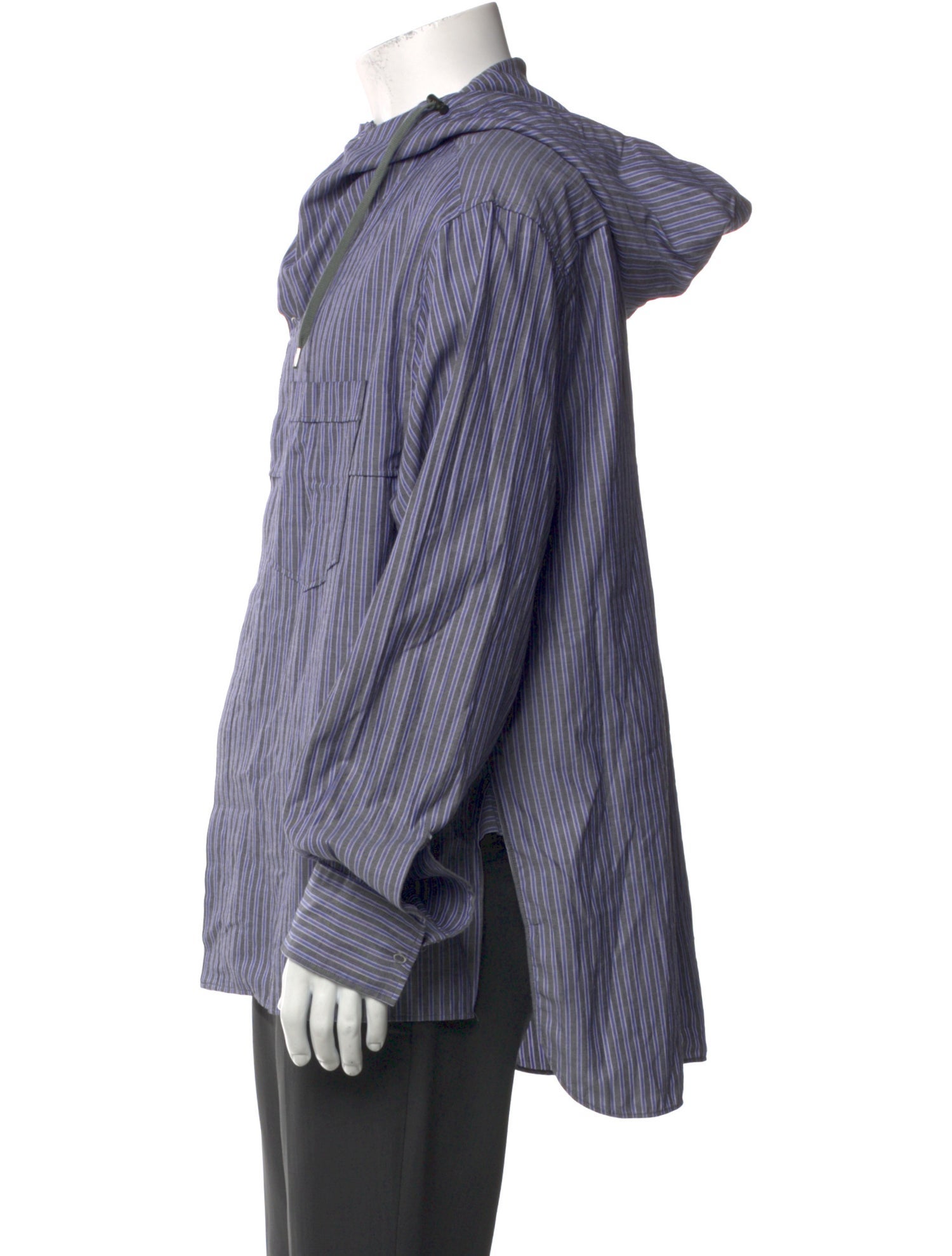 Lanvin Striped Long Sleeve Shirt