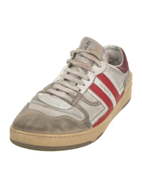 Lanvin Mesh Printed Sneakers