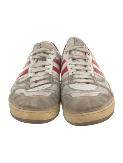 Lanvin Mesh Printed Sneakers