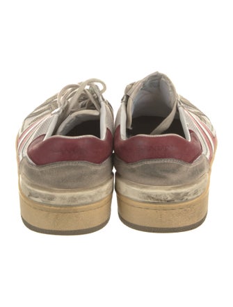 Lanvin Mesh Printed Sneakers