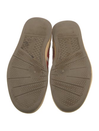 Lanvin Mesh Printed Sneakers