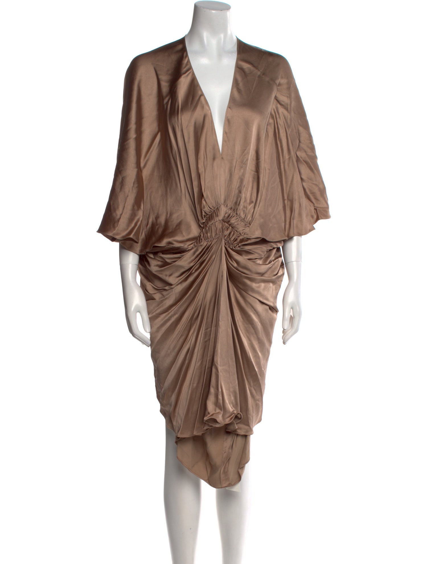 Lanvin Satin Knee-Length Dress