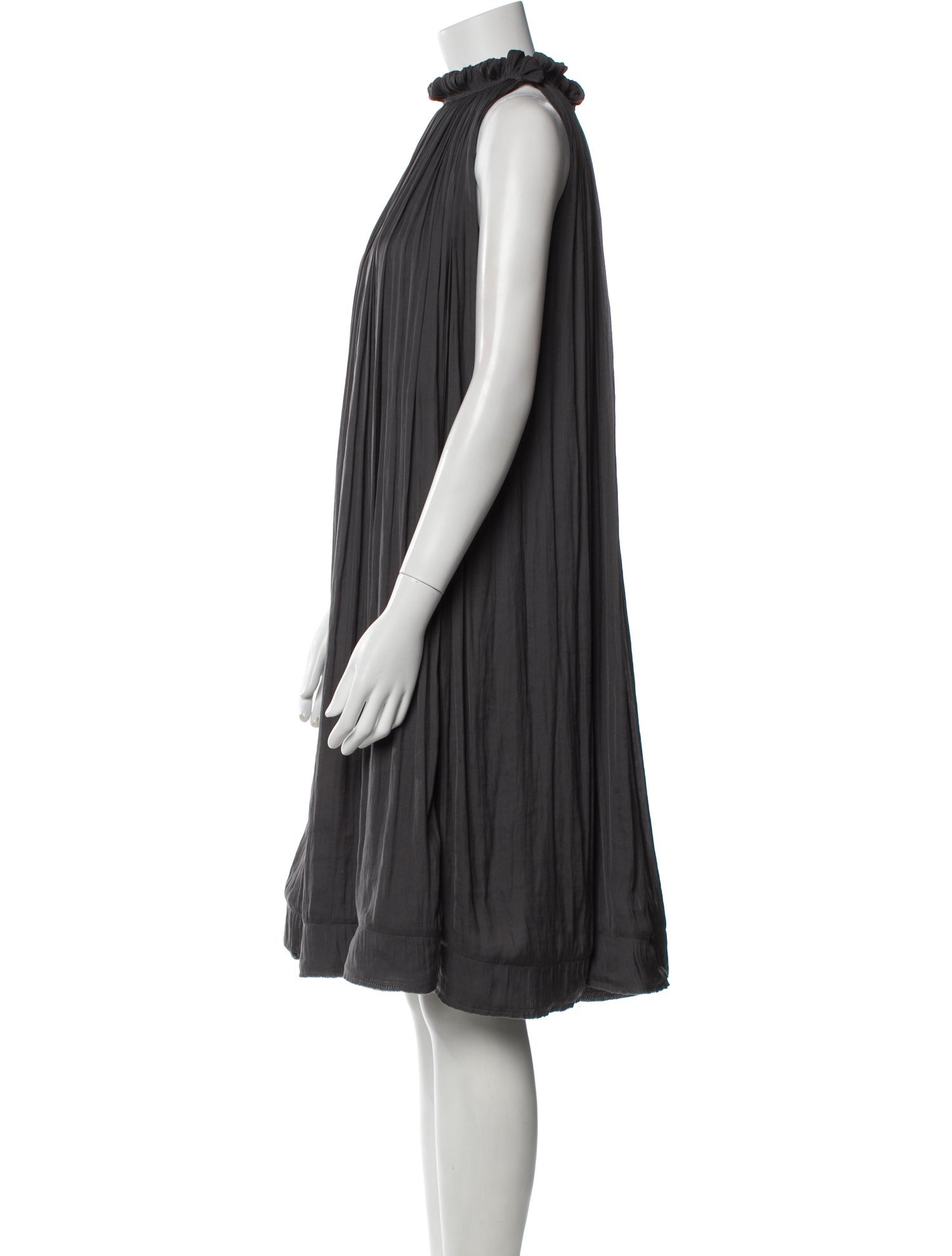 Lanvin Mock Neck Midi Length Dress