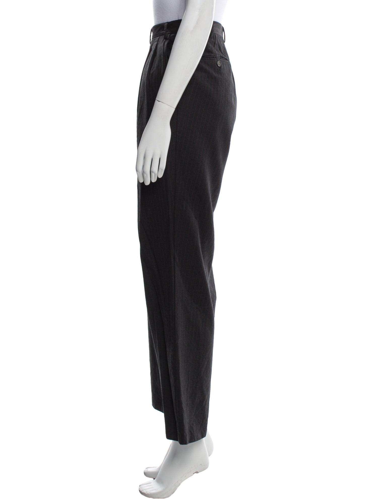 Lanvin Virgin Wool Wide Leg Pants