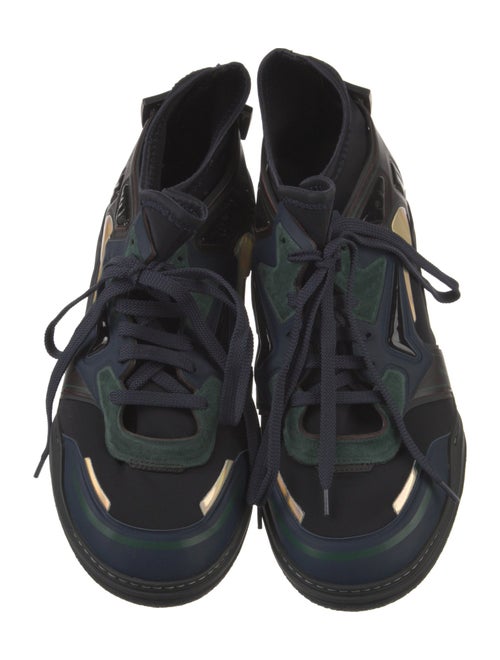 Lanvin Neoprene Printed Athletic Sneakers