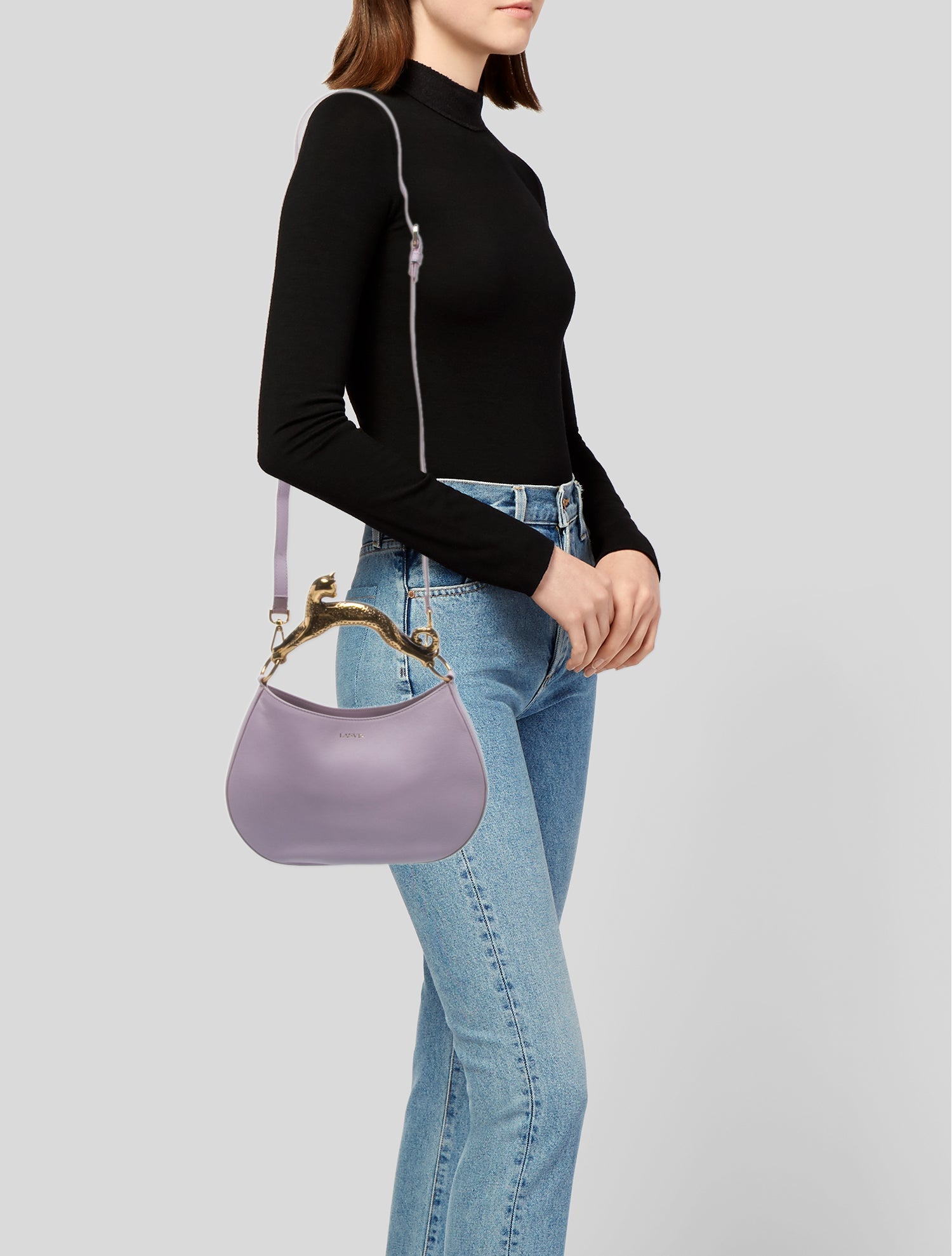 Lanvin Leather Cat Small