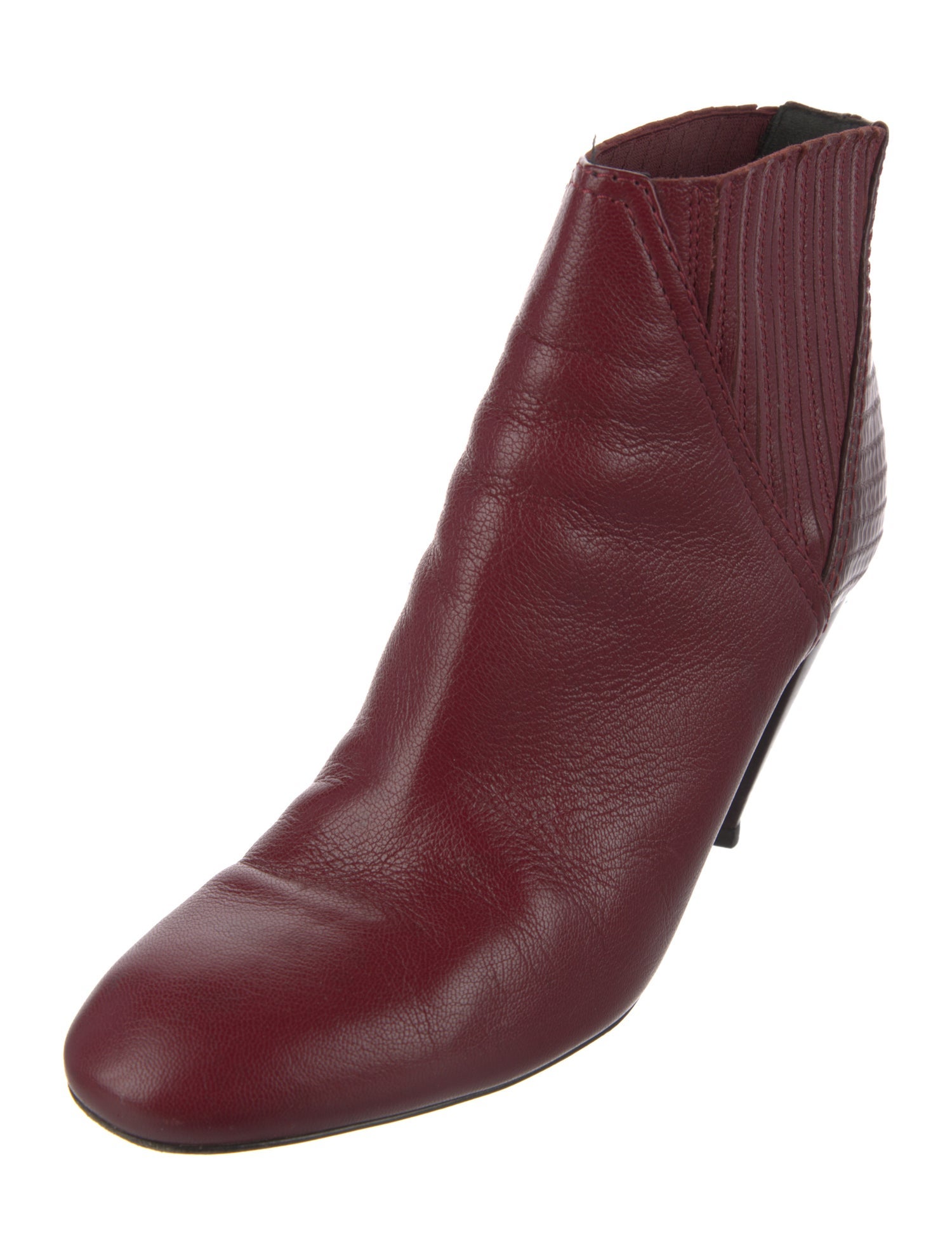 Lanvin Leather Colorblock Pattern Boots