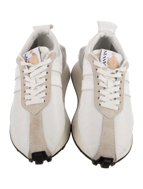 Lanvin Mesh Colorblock Pattern Sneakers